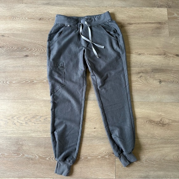 Figs Zamora Jogger Scrub Pants Sz XS Gray - Picture 3 of 9